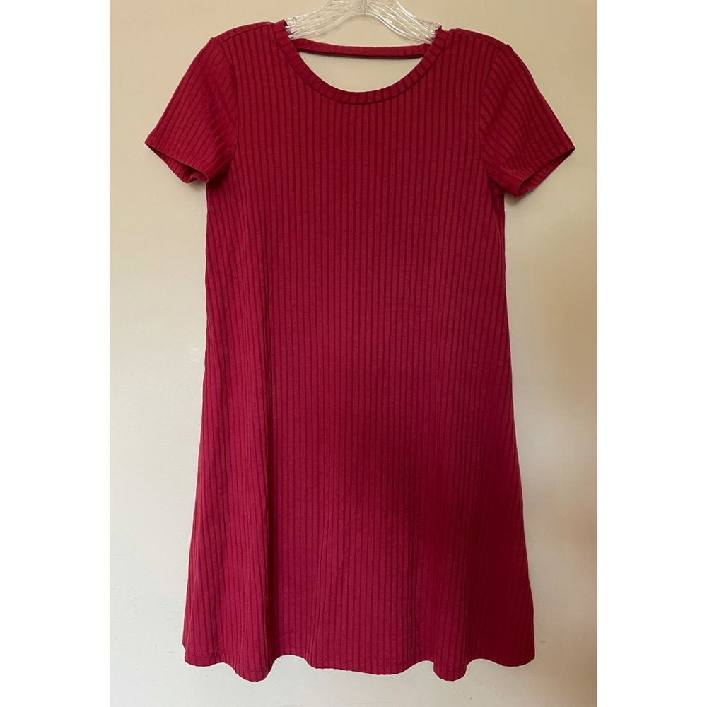 Forever 21 Open Back Ribbed Sweater Dress